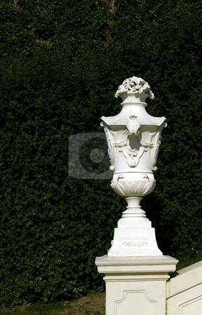 To use this stock image in your creative project, please select the size you need over to the right and click the "Add to Cart" button.
Your downloaded image will come with the Cutcaster watermark removed so don’t worry about the watermark you see on this page. White was and green leaves in background stock photo, Detail of white vase on a fence in a garden with green leaves background by Juraj Kovacik