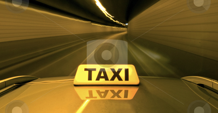 To use this stock image in your creative project, please select the size you need over to the right and click the "Add to Cart" button.
Your downloaded image will come with the Cutcaster watermark removed so don’t worry about the watermark you see on this page. High speed taxi stock photo, A taxi, racing through a tunnel overtaking cars by Corepics VOF