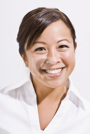 To use this stock image in your creative project, please select the size you need over to the right and click the "Add to Cart" button.
Your downloaded image will come with the Cutcaster watermark removed so don’t worry about the watermark you see on this page. Headshot of Cute Asian Woman stock photo, A headshot of an attractive young asian woman. She is smiling directly at the camera. Vertically framed shot. by Jonathan Ross