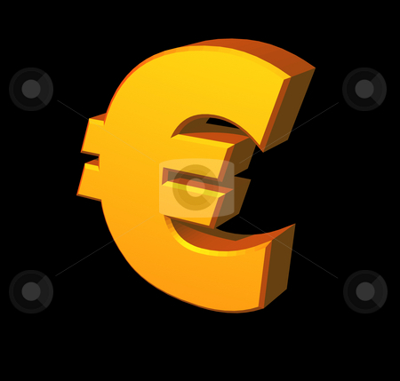 To use this stock image in your creative project, please select the size you need over to the right and click the "Add to Cart" button.
Your downloaded image will come with the Cutcaster watermark removed so don’t worry about the watermark you see on this page. Euro stock photo, Golden euro sign on black background - 3d illustration by J?