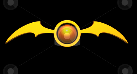 To use this stock image in your creative project, please select the size you need over to the right and click the "Add to Cart" button.
Your downloaded image will come with the Cutcaster watermark removed so don’t worry about the watermark you see on this page. Bat stock photo, Ball with batwings logo on black background - 3d illustration by J?