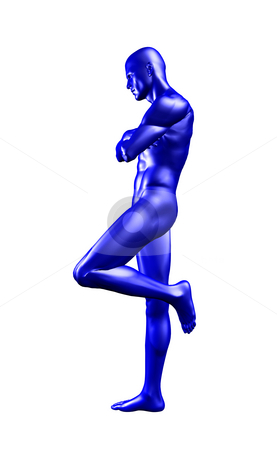 To use this stock image in your creative project, please select the size you need over to the right and click the "Add to Cart" button.
Your downloaded image will come with the Cutcaster watermark removed so don’t worry about the watermark you see on this page. Blue stock photo, Blue man figure lean on what you want - 3d illustration by J?