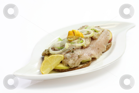To use this stock image in your creative project, please select the size you need over to the right and click the "Add to Cart" button.
Your downloaded image will come with the Cutcaster watermark removed so don’t worry about the watermark you see on this page. Fresh herring stock photo, Gourmet young herring fillets. Studio Shot by Birgit Reitz-Hofmann