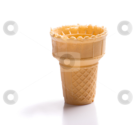 To use this stock image in your creative project, please select the size you need over to the right and click the "Add to Cart" button.
Your downloaded image will come with the Cutcaster watermark removed so don’t worry about the watermark you see on this page. Empty Ice Cream Cone stock photo, An empty ice cream cone shot on a white background with a reflection in front by Richard Nelson