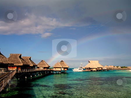 To use this stock image in your creative project, please select the size you need over to the right and click the "Add to Cart" button.
Your downloaded image will come with the Cutcaster watermark removed so don’t worry about the watermark you see on this page. Bora Bora Rainbow stock photo, by Ryan Dandy