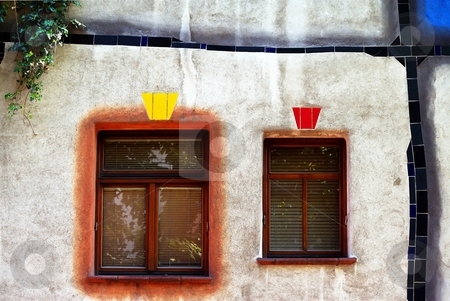 To use this stock image in your creative project, please select the size you need over to the right and click the "Add to Cart" button.
Your downloaded image will come with the Cutcaster watermark removed so don’t worry about the watermark you see on this page. Two windows in organic facade stock photo, Detail of two windows in organic facade by Juraj Kovacik