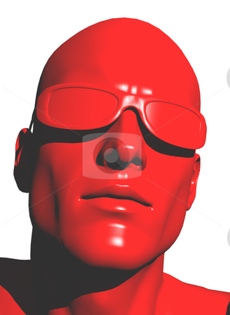 To use this stock image in your creative project, please select the size you need over to the right and click the "Add to Cart" button.
Your downloaded image will come with the Cutcaster watermark removed so don’t worry about the watermark you see on this page. Red stock photo, Plastic human head with sunglasses - 3d illustration by J?