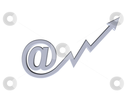 To use this stock image in your creative project, please select the size you need over to the right and click the "Add to Cart" button.
Your downloaded image will come with the Cutcaster watermark removed so don’t worry about the watermark you see on this page. Online business stock photo, At symbol with arrow - 3d illustration by J?