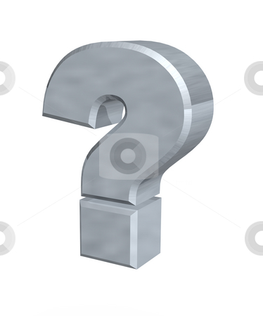 To use this stock image in your creative project, please select the size you need over to the right and click the "Add to Cart" button.
Your downloaded image will come with the Cutcaster watermark removed so don’t worry about the watermark you see on this page. Question stock photo, Metal question mark - 3d illustration by J?