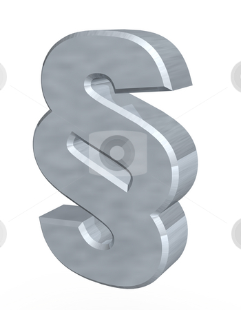 To use this stock image in your creative project, please select the size you need over to the right and click the "Add to Cart" button.
Your downloaded image will come with the Cutcaster watermark removed so don’t worry about the watermark you see on this page. Law stock photo, Metal paragraph symbol - 3d illustration by J?