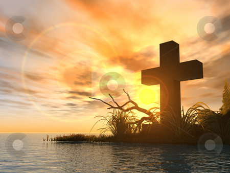 To use this stock image in your creative project, please select the size you need over to the right and click the "Add to Cart" button.
Your downloaded image will come with the Cutcaster watermark removed so don’t worry about the watermark you see on this page. Holy cross stock photo, Holy cross in the sunset - 3d illustration by J?
