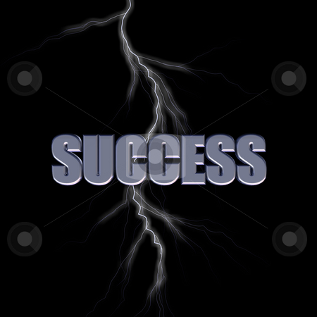 To use this stock image in your creative project, please select the size you need over to the right and click the "Add to Cart" button.
Your downloaded image will come with the Cutcaster watermark removed so don’t worry about the watermark you see on this page. Success stock photo, Success 3d letters and lightning on black background by J?