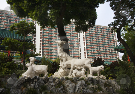 To use this stock image in your creative project, please select the size you need over to the right and click the "Add to Cart" button.
Your downloaded image will come with the Cutcaster watermark removed so don’t worry about the watermark you see on this page. Goat Statue Wong Tai Sin Buddhist Taoist Temple Kowloon Hong Kon stock photo, Goat Statue Modern Apartment Buildings Wong Tai Sin Buddhist Taoist Confucian Temple Kowloon Hong Kong
Statue symbolizes life of Wong Tai Sin as a shepherd before he became a Taoist diety. by William Perry
