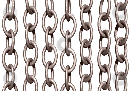 To use this stock image in your creative project, please select the size you need over to the right and click the "Add to Cart" button.
Your downloaded image will come with the Cutcaster watermark removed so don’t worry about the watermark you see on this page. Chains stock photo, Metal chains on white background - 3d illustration by J?