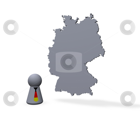 To use this stock image in your creative project, please select the size you need over to the right and click the "Add to Cart" button.
Your downloaded image will come with the Cutcaster watermark removed so don’t worry about the watermark you see on this page. Germany stock photo, Germany map and play figure with tie in german colors by J?