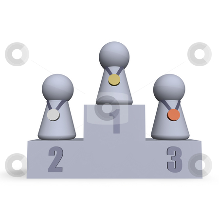 To use this stock image in your creative project, please select the size you need over to the right and click the "Add to Cart" button.
Your downloaded image will come with the Cutcaster watermark removed so don’t worry about the watermark you see on this page. Sportsmen stock photo, Play figures with medals by J?