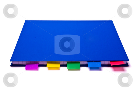 To use this stock image in your creative project, please select the size you need over to the right and click the "Add to Cart" button.
Your downloaded image will come with the Cutcaster watermark removed so don’t worry about the watermark you see on this page. Notepad with bookmarks stock photo, Blue notepad with colorfull bookmarks on white background by Roman Kalashnikov