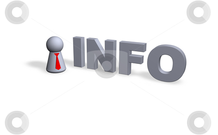 To use this stock image in your creative project, please select the size you need over to the right and click the "Add to Cart" button.
Your downloaded image will come with the Cutcaster watermark removed so don’t worry about the watermark you see on this page. Info stock photo, Info text in 3d and play figure with red tie by J?