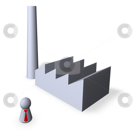 To use this stock image in your creative project, please select the size you need over to the right and click the "Add to Cart" button.
Your downloaded image will come with the Cutcaster watermark removed so don’t worry about the watermark you see on this page. Industry stock photo, Play figure with nred tie and factory buildings by J?