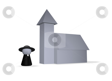 To use this stock image in your creative project, please select the size you need over to the right and click the "Add to Cart" button.
Your downloaded image will come with the Cutcaster watermark removed so don’t worry about the watermark you see on this page. Holy stock photo, Play figure holy man and church by J?