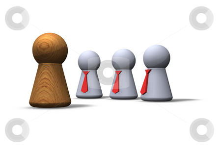 To use this stock image in your creative project, please select the size you need over to the right and click the "Add to Cart" button.
Your downloaded image will come with the Cutcaster watermark removed so don’t worry about the watermark you see on this page. Contrasts stock photo, Play figures - wooden and with red tie by J?