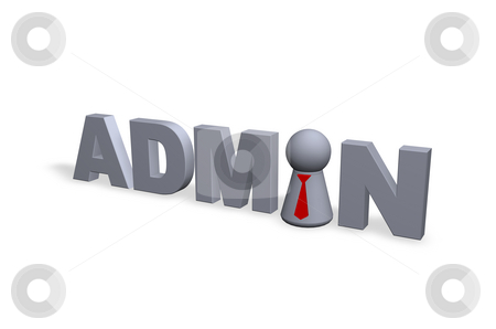 To use this stock image in your creative project, please select the size you need over to the right and click the "Add to Cart" button.
Your downloaded image will come with the Cutcaster watermark removed so don’t worry about the watermark you see on this page. Admin stock photo, Admin text in 3d and play figure with red tie by J?