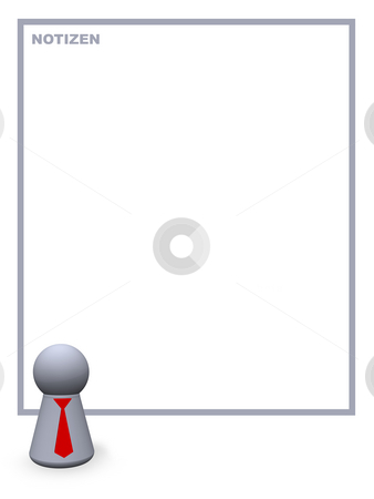 To use this stock image in your creative project, please select the size you need over to the right and click the "Add to Cart" button.
Your downloaded image will come with the Cutcaster watermark removed so don’t worry about the watermark you see on this page. Notizen stock photo, Play figure with red tie and background for notes by J?