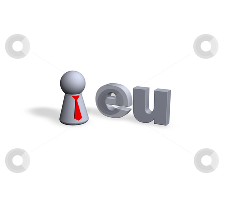 To use this stock image in your creative project, please select the size you need over to the right and click the "Add to Cart" button.
Your downloaded image will come with the Cutcaster watermark removed so don’t worry about the watermark you see on this page. Eu domain stock photo, Eu text in 3d and play figure with red tie by J?