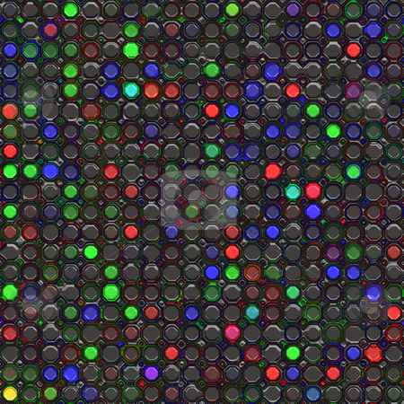 To use this stock image in your creative project, please select the size you need over to the right and click the "Add to Cart" button.
Your downloaded image will come with the Cutcaster watermark removed so don’t worry about the watermark you see on this page. Plastic blocks pattern stock photo, 3d silicon texture of glossy black shapes with colorful spots by Wino Evertz
