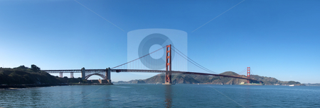 To use this stock image in your creative project, please select the size you need over to the right and click the "Add to Cart" button.
Your downloaded image will come with the Cutcaster watermark removed so don’t worry about the watermark you see on this page. Panorama of Golden Gate Bridge in San Francisco stock photo, Panorama of Golden Gate Bridge in San Francisco. by Denis Radovanovic