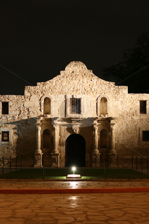 To use this stock image in your creative project, please select the size you need over to the right and click the "Add to Cart" button.
Your downloaded image will come with the Cutcaster watermark removed so don’t worry about the watermark you see on this page. Alamo at Night stock photo, The Alamo lit up at night in San Antonio Texas by Brandon Seidel