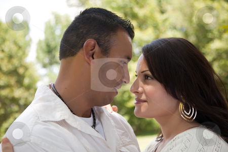 To use this stock image in your creative project, please select the size you need over to the right and click the "Add to Cart" button.
Your downloaded image will come with the Cutcaster watermark removed so don’t worry about the watermark you see on this page. Happy Couple in the Park stock photo, Affectionate Happy Hispanic Couple in the Park. by Andy Dean