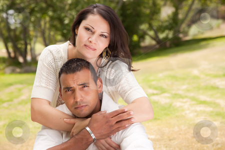 To use this stock image in your creative project, please select the size you need over to the right and click the "Add to Cart" button.
Your downloaded image will come with the Cutcaster watermark removed so don’t worry about the watermark you see on this page. Happy Couple in the Park stock photo, Affectionate Happy Hispanic Couple in the Park. by Andy Dean