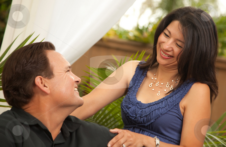 To use this stock image in your creative project, please select the size you need over to the right and click the "Add to Cart" button.
Your downloaded image will come with the Cutcaster watermark removed so don’t worry about the watermark you see on this page. Attractive Hispanic and Caucasian Couple stock photo, Happy Attractive Hispanic and Caucasian Couple Portrait. by Andy Dean