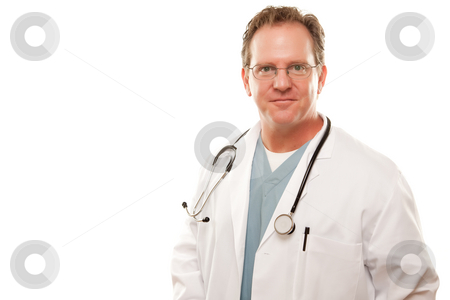 To use this stock image in your creative project, please select the size you need over to the right and click the "Add to Cart" button.
Your downloaded image will come with the Cutcaster watermark removed so don’t worry about the watermark you see on this page. Smiling Male Doctor stock photo, Smiling Male Doctor Isolated on a White Background. by Andy Dean