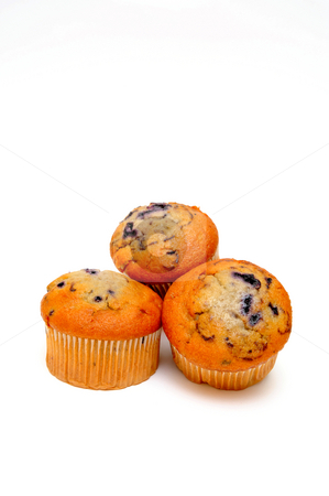To use this stock image in your creative project, please select the size you need over to the right and click the "Add to Cart" button.
Your downloaded image will come with the Cutcaster watermark removed so don’t worry about the watermark you see on this page. Blueberry Muffins stock photo, Three berry muffins on a light colored background by Lynn Bendickson