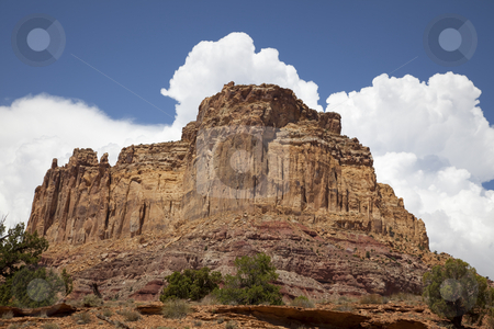 To use this stock image in your creative project, please select the size you need over to the right and click the "Add to Cart" button.
Your downloaded image will come with the Cutcaster watermark removed so don’t worry about the watermark you see on this page. San Rafael Swell stock photo, Reed rouck formations in Southern Utah with puffy clouds by Mark Smith