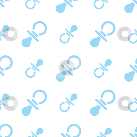 To use this stock image in your creative project, please select the size you need over to the right and click the "Add to Cart" button.
Your downloaded image will come with the Cutcaster watermark removed so don’t worry about the watermark you see on this page. Seamless Baby Pacifier Background stock vector clipart, Vector illustration of a seamless baby pacifier pattern in blue by Inge Schepers