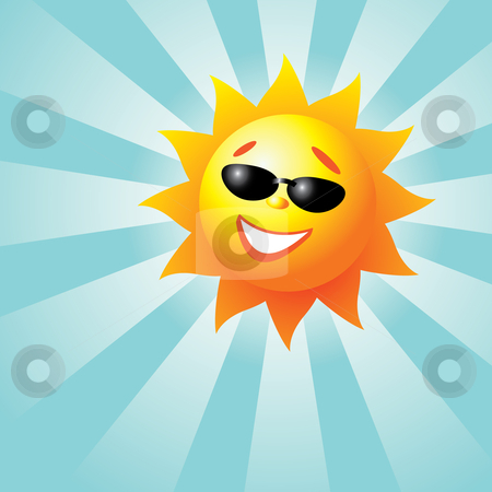 To use this stock image in your creative project, please select the size you need over to the right and click the "Add to Cart" button.
Your downloaded image will come with the Cutcaster watermark removed so don’t worry about the watermark you see on this page. Smiling Sun stock vector clipart, Vector illustration of a smiling sun with sunrays by Inge Schepers
