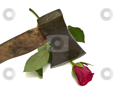 To use this stock image in your creative project, please select the size you need over to the right and click the "Add to Cart" button.
Your downloaded image will come with the Cutcaster watermark removed so don’t worry about the watermark you see on this page. Rose and axe stock photo, Rose and axe at the white table by Sergej Razvodovskij