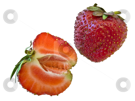 To use this stock image in your creative project, please select the size you need over to the right and click the "Add to Cart" button.
Your downloaded image will come with the Cutcaster watermark removed so don’t worry about the watermark you see on this page. Strawberry stock photo, Isolated strawberry slices against the white background by Sergej Razvodovskij