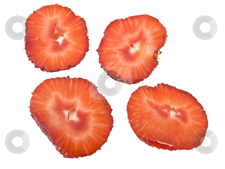 To use this stock image in your creative project, please select the size you need over to the right and click the "Add to Cart" button.
Your downloaded image will come with the Cutcaster watermark removed so don’t worry about the watermark you see on this page. Strawberry stock photo, Isolated strawberry slices against the white background by Sergej Razvodovskij