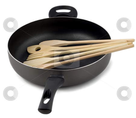 To use this stock image in your creative project, please select the size you need over to the right and click the "Add to Cart" button.
Your downloaded image will come with the Cutcaster watermark removed so don’t worry about the watermark you see on this page. Frying pan with wooden spoon stock photo, Frying pan with wooden spoon, isolated on a white background. by Vladyslav Danilin