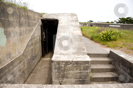 To use this stock image in your creative project, please select the size you need over to the right and click the "Add to Cart" button.
Your downloaded image will come with the Cutcaster watermark removed so don’t worry about the watermark you see on this page. Fort Worden Bunker stock photo, Fort Worden military bunker in Port Townsend Washington. by Travis Manley