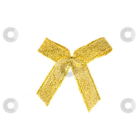To use this stock image in your creative project, please select the size you need over to the right and click the "Add to Cart" button.
Your downloaded image will come with the Cutcaster watermark removed so don’t worry about the watermark you see on this page. Golden bow isolated stock photo, Golden bow isolated on white background,to be used in placing on top of items - gifts, products, etc. by Vladyslav Danilin
