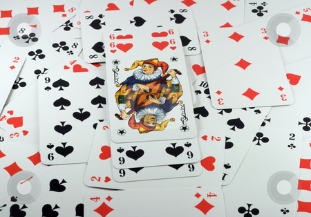 To use this stock image in your creative project, please select the size you need over to the right and click the "Add to Cart" button.
Your downloaded image will come with the Cutcaster watermark removed so don’t worry about the watermark you see on this page. Six beside Joker stock photo, Poker cards background, with six beside Joker. by Vladyslav Danilin