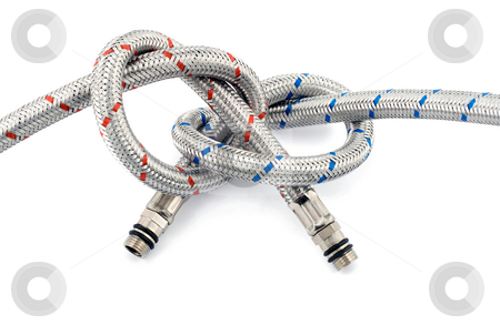 To use this stock image in your creative project, please select the size you need over to the right and click the "Add to Cart" button.
Your downloaded image will come with the Cutcaster watermark removed so don’t worry about the watermark you see on this page. Metallic hose stock photo, Metallic hose isolated on white by Vladyslav Danilin