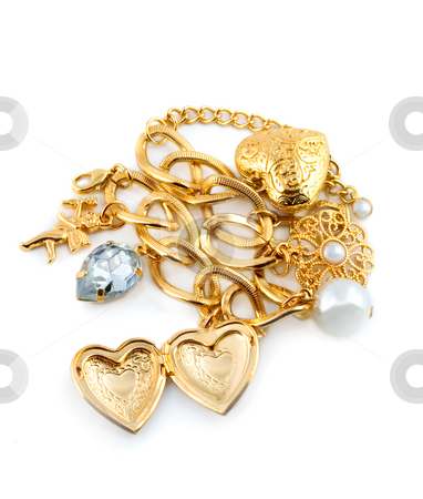 To use this stock image in your creative project, please select the size you need over to the right and click the "Add to Cart" button.
Your downloaded image will come with the Cutcaster watermark removed so don’t worry about the watermark you see on this page. Gold heart stock photo, Gold heart in necklace isolated on white background by Vladyslav Danilin