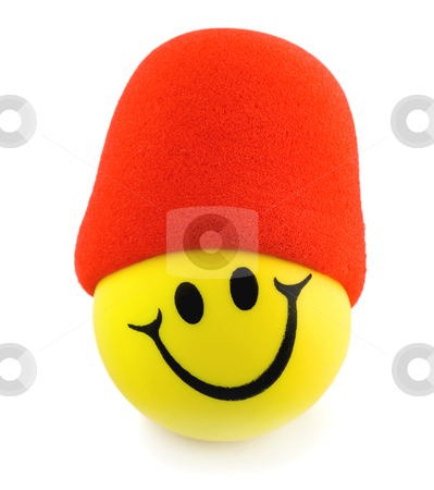 To use this stock image in your creative project, please select the size you need over to the right and click the "Add to Cart" button.
Your downloaded image will come with the Cutcaster watermark removed so don’t worry about the watermark you see on this page. Smiley face in red hat stock photo, Smile ball mike isolated on white background by Vladyslav Danilin