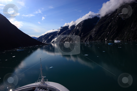 To use this stock image in your creative project, please select the size you need over to the right and click the "Add to Cart" button.
Your downloaded image will come with the Cutcaster watermark removed so don’t worry about the watermark you see on this page. Endicott Arm Fjord, Inner Passage Alaska stock photo, Taken from the deck of Princess Cruise Lines' ship, the Star Princess as we enter the Endicott Arm Fjord in Alaska's inner passage by Bernard Cruz